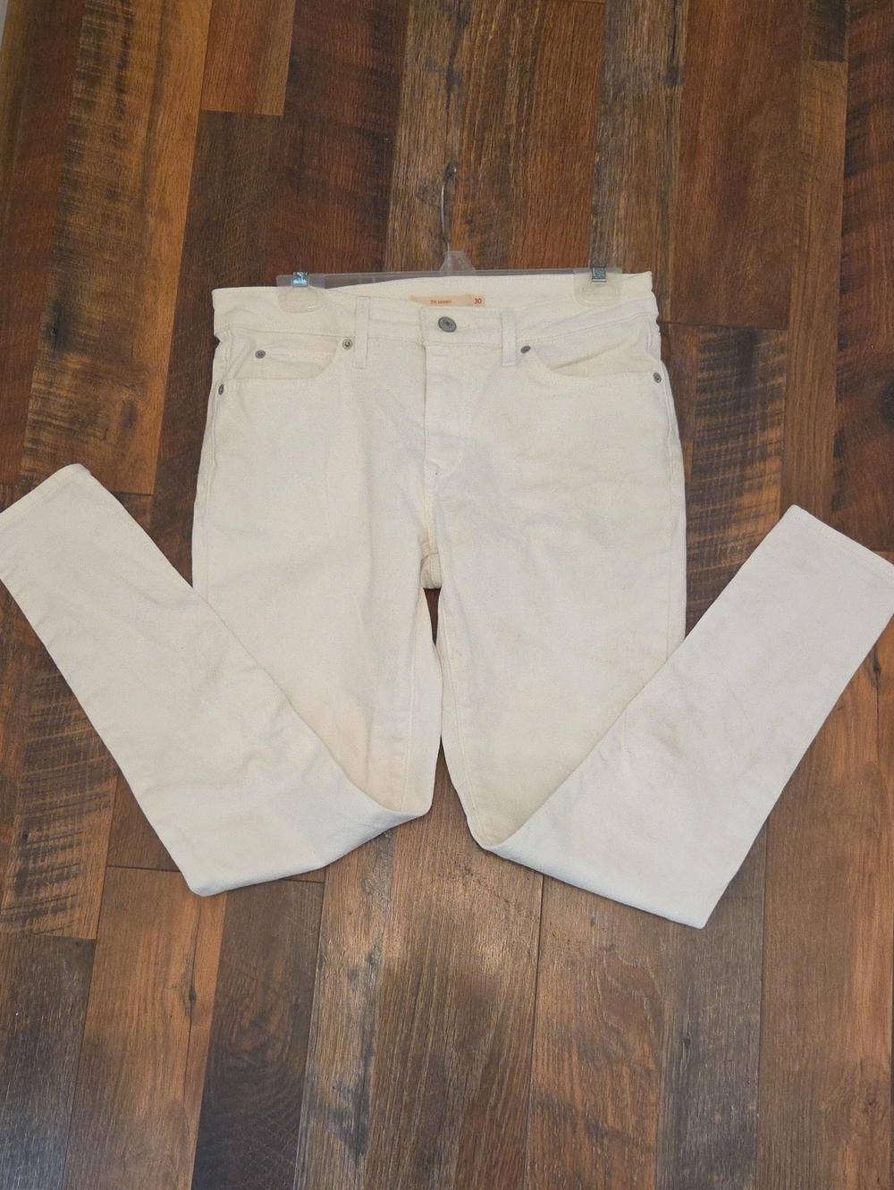 Levi's White Skinny Jeans
